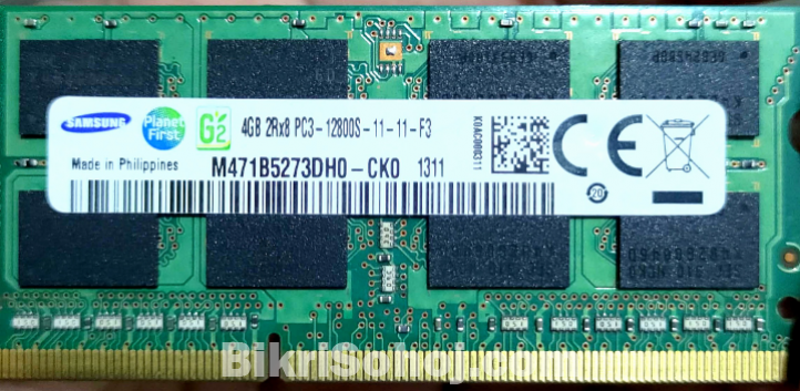 Samsung 4GB DDR3 1600MHz SO-DIMM Laptop RAM